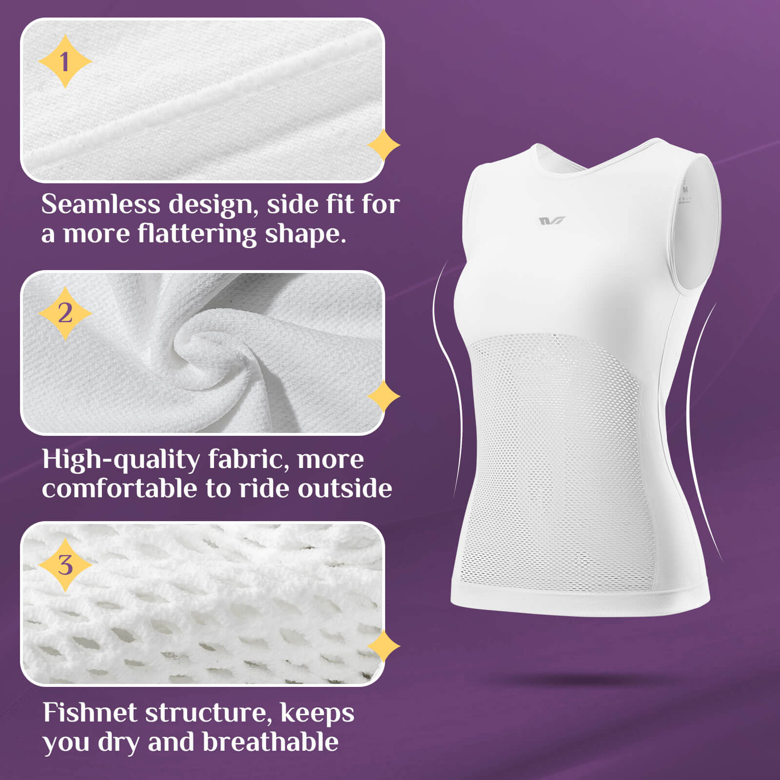 TVI Women's Ultralight Sleeveless Cycling Jersey