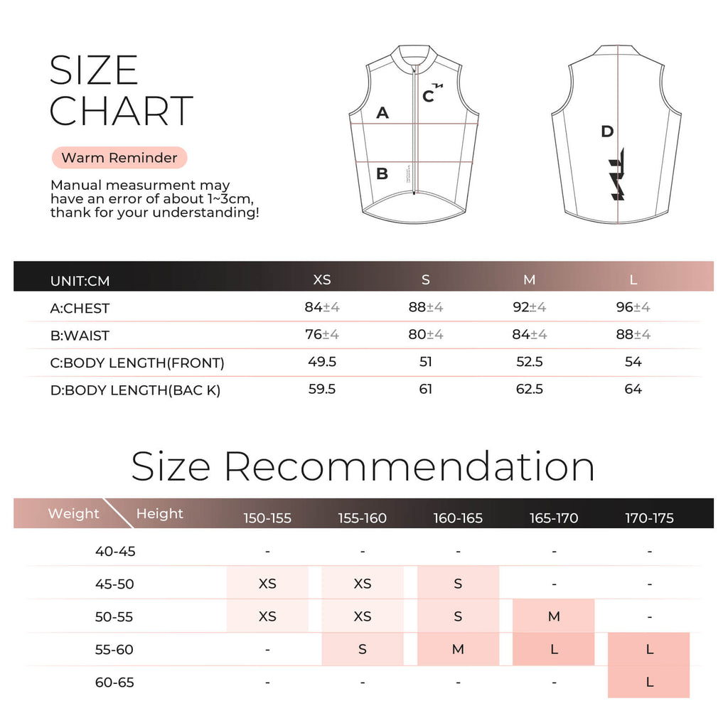 TVI windproof women's cycling vest MJ008, lightweight and breathable design for added protection during windy rides.