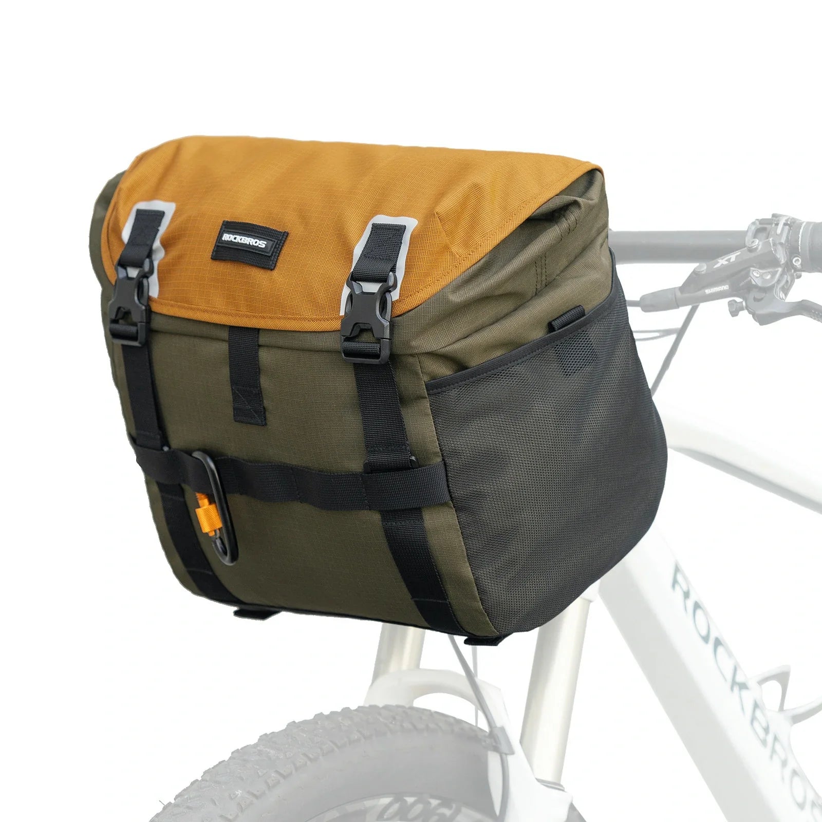 Bicycle Waterproof Front Bag Expandable Handlebar Storage Bag Rockbros 24L GRAVEL Bike Road Bike Long-Distance Riding – ROCKBROS-ES