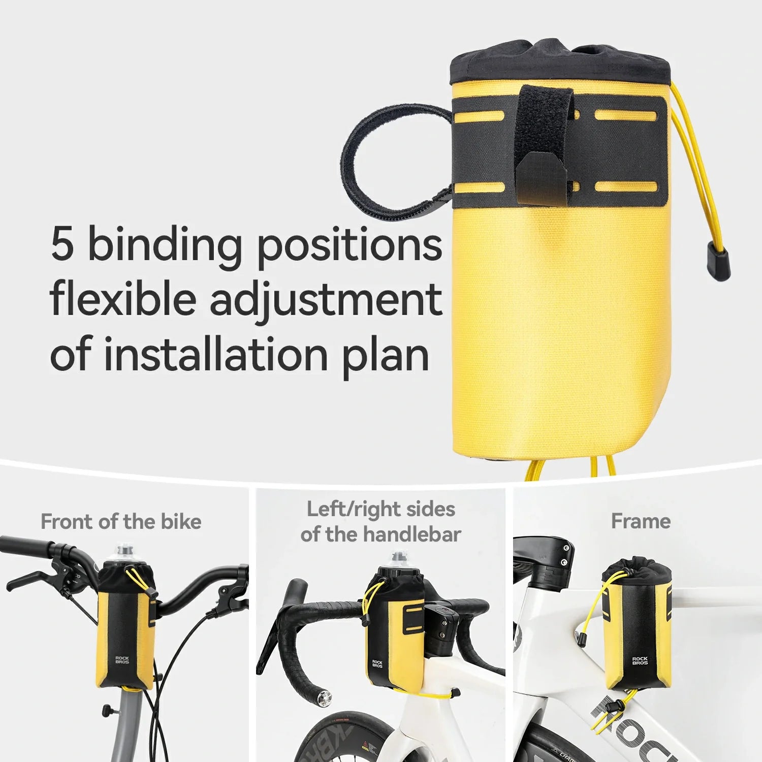 Waterproof Bike Handlebar Bottle Bag AS-162