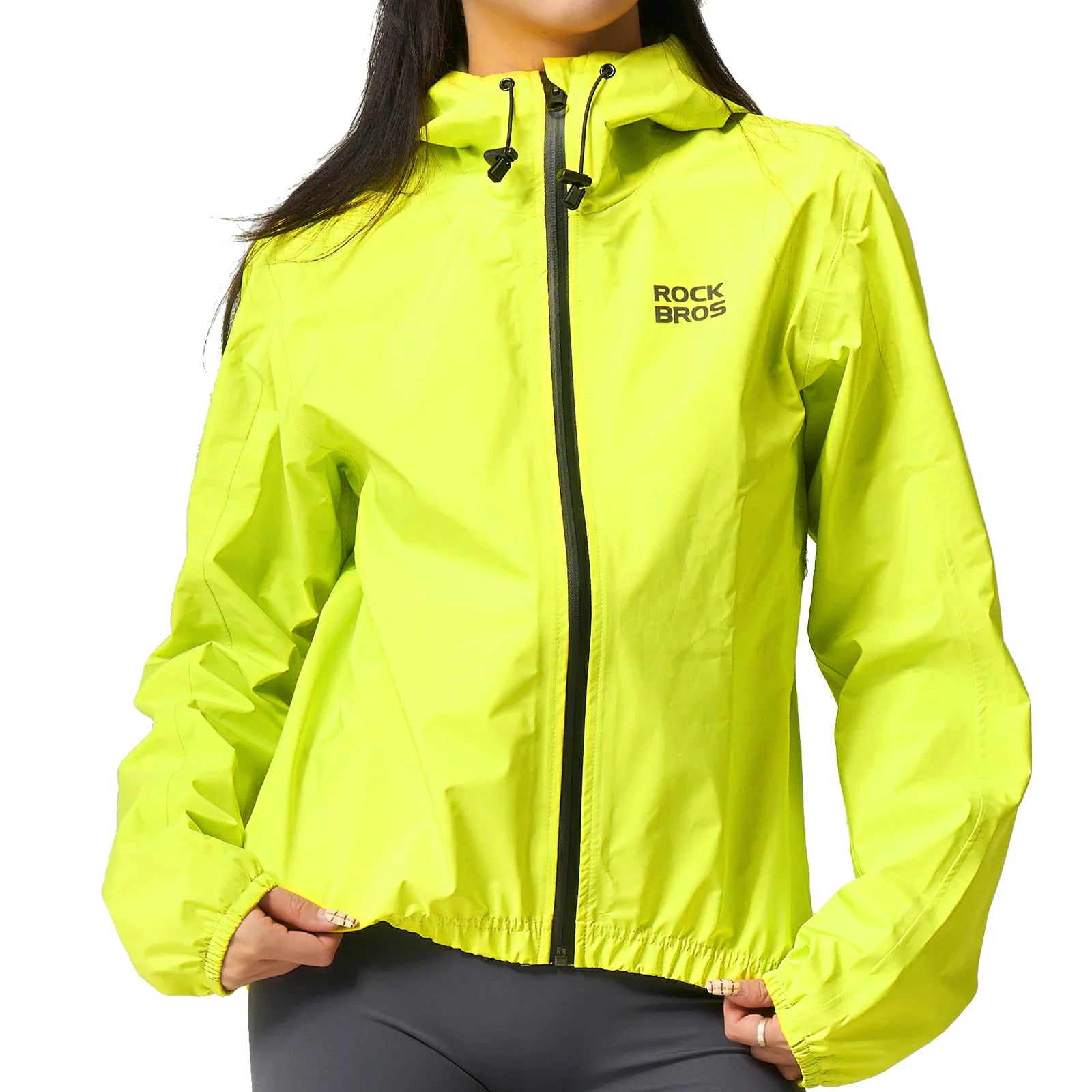 waterproof cycling rain jacket lightweight breathable raincoat for men and women